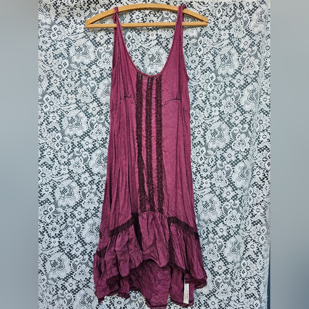 Intimately Maroon Free People Dress
